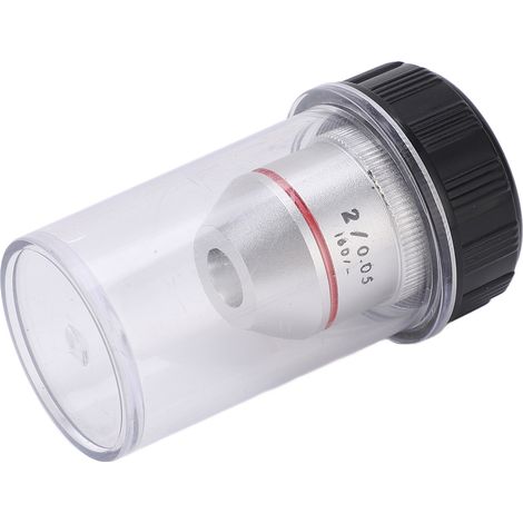 Objectifs achromatiques 2x 195 à faible grossissement, filetage RMS 20,2 mm pour microscope biologique (1/5)