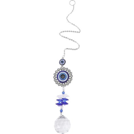 Pendentif Œil Bleu, Œil Maléfique, Attrape-Soleil Mural (1 pièce) (1/5)