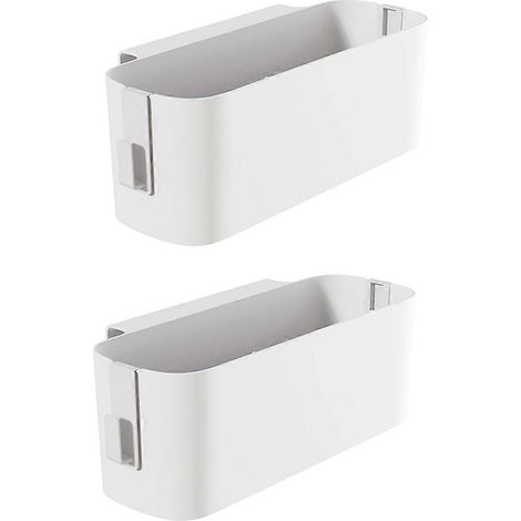 2 pochettes de rangement pour étagère de lit, support pour télécommandes et chargeur de téléphone portable - Accessoires de lit, salon et salle de bain - A (1/5)