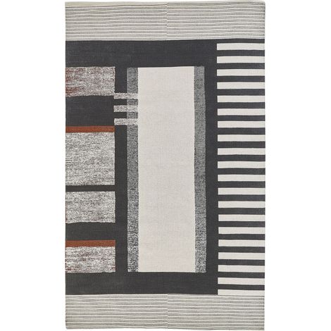 Teppich KAKINADA Bunt 140 x 200 cm Baumwolle