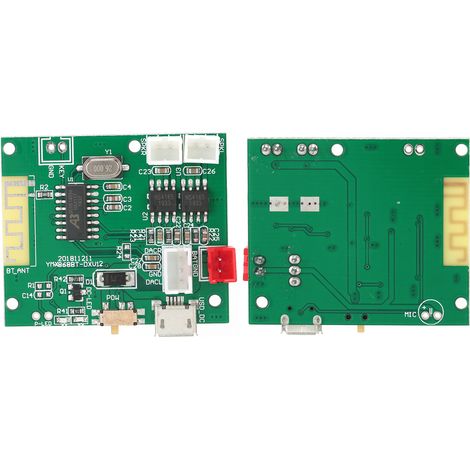 1 Paire Module Amplificateur Stéréo Bluetooth 5.0 TWS pour Haut-Parleur, 3.7‑5V