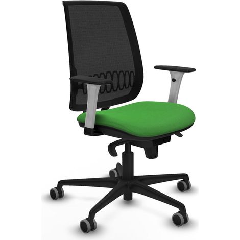 Silla de oficina piqueras y crespo Alares blanco espuma alta densidad (1/2)