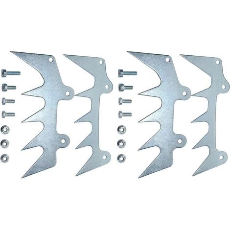 Kettenkrallen-Sets für Stihl MS660 MS460 MS440 066 046 044, Krallenstopper + passende Schrauben + Kettenspanner + Schrauben und Muttern, Kettensägenzubehör (2 Krallen) (1/5)