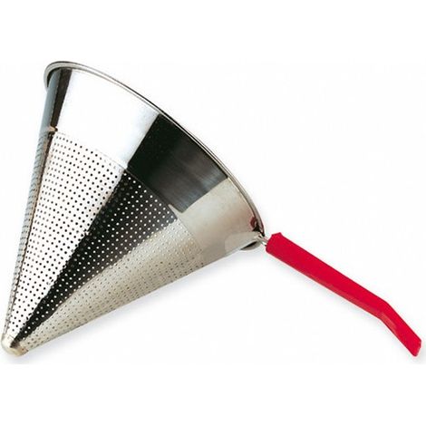 PASSOIRE CHINOISE INOX M/ROUGE