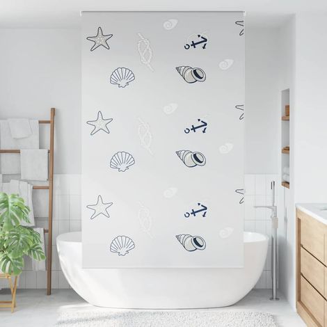 Store enrouleur de douche，Store à rouleau 130x240 cm largeur du tissu 126 cm CFW4021303 (1/5)