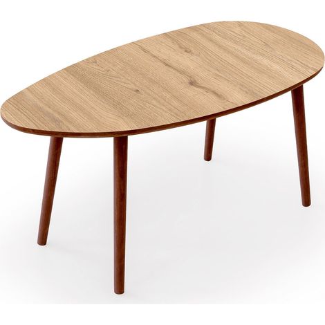 Holz Couchtisch "Nora" 100 x 50 x 45 cm - Eiche