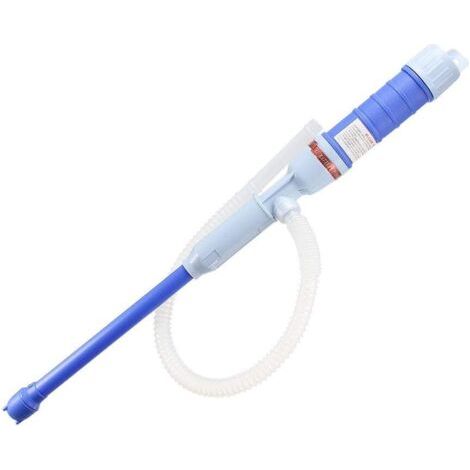 BUNTHAUS Elektrische Flüssigkeitstransferpumpe, Mehrzweck-Hand-Benzinpumpe mit Silikonring, blau (1/5)