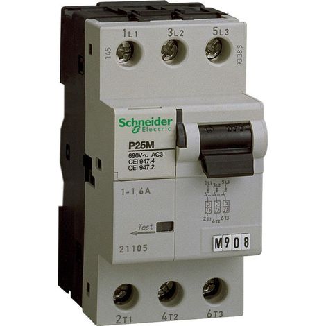 P25M - disjoncteur moteur - 2,5A - 3P 3d - déclencheur magnéto-thermique (1/2)