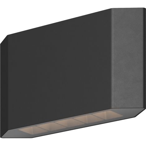 Maytoni Pull Lampada da parete per esterni Up Down Grafite 3000K 400lm IP54 (1/5)
