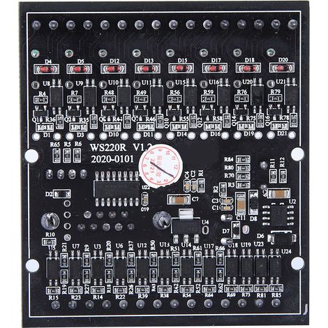 Automate programmable industriel PLC simple basé sur la carte mère FX1N/2N-6MR/T/10/14/20MR/T WS2N-20MT-232-S (1/5)