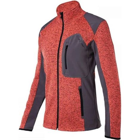 Gilet de Travail Femme Louise - Taille XXL - Corail - Résistant et Confortable - D-Work