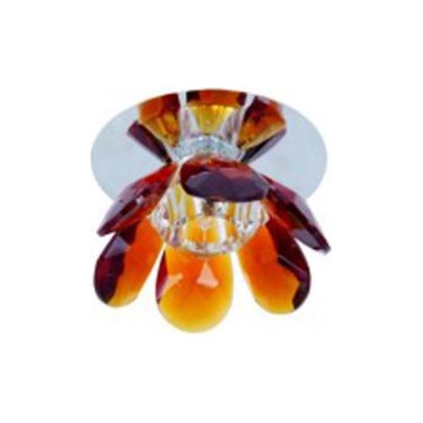 Spot encastré rond ambre Ø11cm G4 4W Wenus LP Prestige