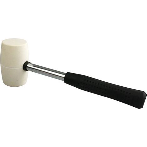 Martello per piastrellista in gomma bianca diametro 65 mm - Fischer Darex