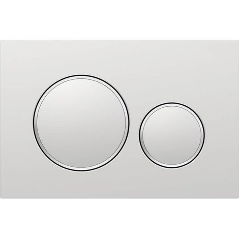 Gilt für Geberit Sigma01 2-Mengen-Spülplatte: Alpinweiß (115.770.11.19) (1/4)