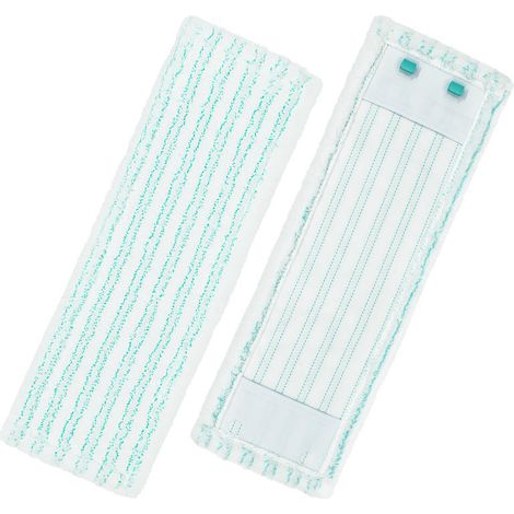 Lot de 2 coussinets de rechange en microfibre (48×17cm), compatibles avec Leifheit Profi XL Micro, accessoires de nettoyage (1/5)
