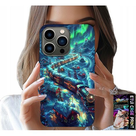 Custodia per iPhone 16 PRO - motivi treno, espresso, natalizi + vetro (1/5)