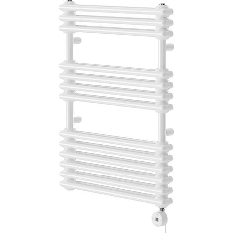 Hayes White 832mm x 600mm Designer Digital Thermostatic Electric Heated Towel Rail (1/5)