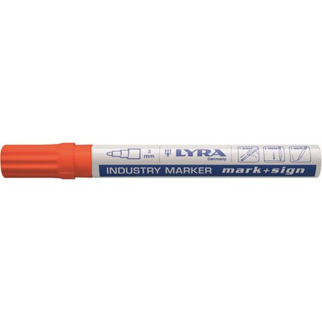 LYRA - Marqueur peinture laquée orange - 1 pièce - 4040013
