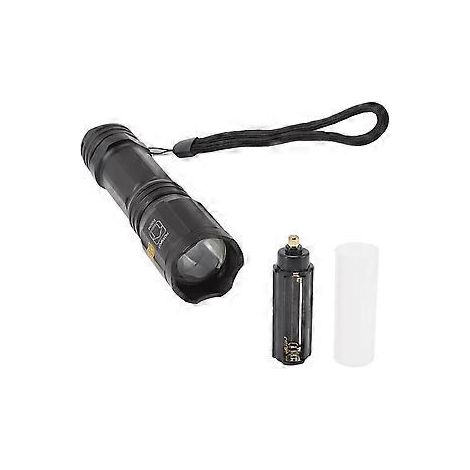 4-Farben-LED-Taschenlampe, IPX6 wasserdicht, zoombar, RGBW-Handlampe für Camping, Angeln und Jagen (1/5)