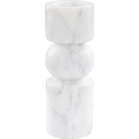 Candelero minimalista decoración candelabro mármol blanco Ioannina