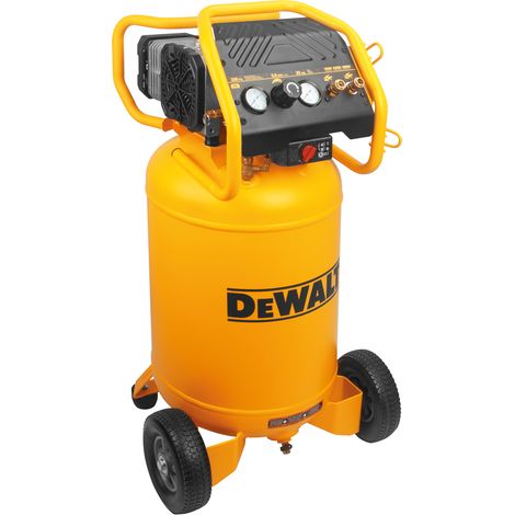 Compresseur vertical coaxial silencieux  sans huile Dewalt - 90 L - 14 bar - 2,5 HP - DXCMS2590VE