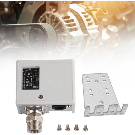 Pressostat SPC-120E pour chaudières, compresseurs d'air, séchoirs frigorifiques et refroidisseurs (contrôleur de pression 20 kg, AC125V/AC250V, interface 2 voies) (1/5)