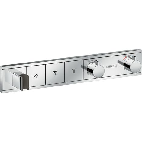 Hansgrohe RainSelect - Miscelatore doccia termostatico ad incasso, a 3 utenze, cromato 15356000 (1/3)
