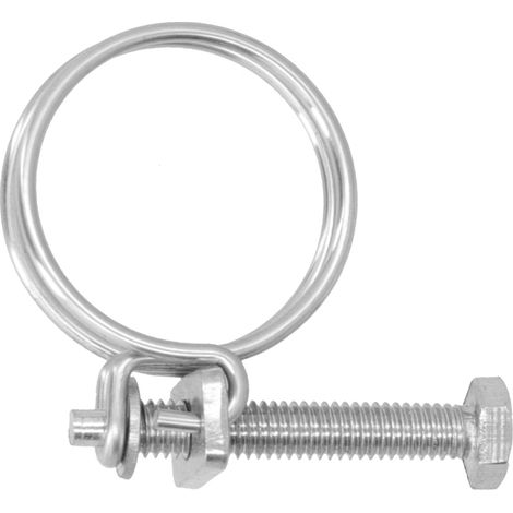 Colliers de serrage à double fil en acier inoxydable 201, anticorrosion, réglables, 19-22 mm (1/5)