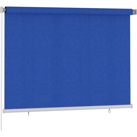 Maison Exclusive - Tenda a Rullo per Esterni 205(L)x140(A) cm Blu HDPE (1/5)