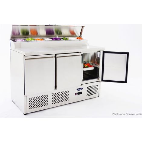 Table Pizza Réfrigérée Eco - 8 Bacs GN 1/6 - Atosa (1/5)