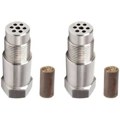 Lot de 2 capteurs d'O2, capteur d'oxygène pour voiture Cel Fix Check Engine Light Eliminator Adapter Oxygen M18X1.5 INHHUB