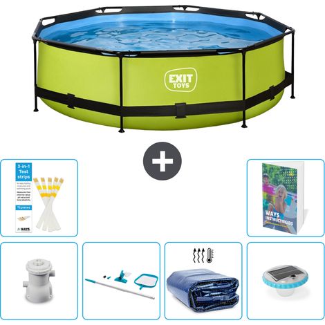 Exit Pool Rund - 300x76 cm - 7-teilig S305