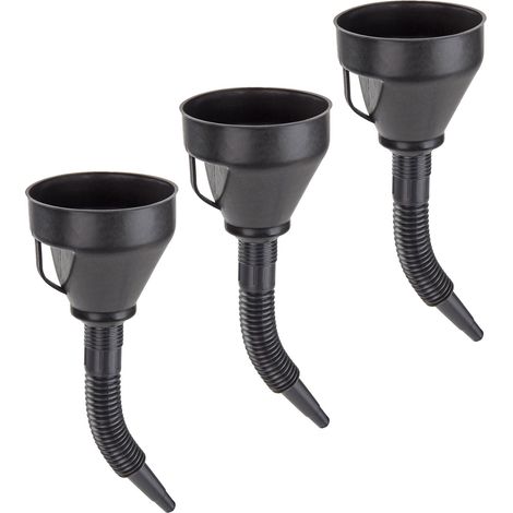 Kunststoff Trichter Flexibel 3x Einfülltrichter Umfülltrichter Benzintrichter