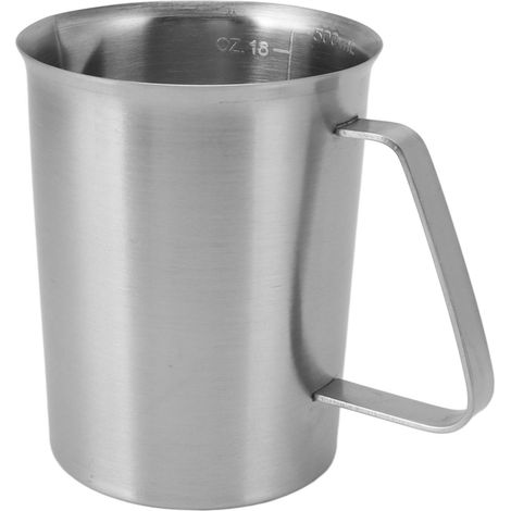 Pichet à lait en acier inoxydable 304 avec poignée, 500 ml