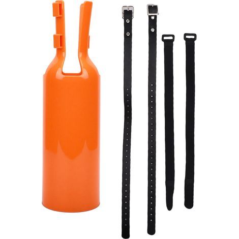 Universal Air Amplifier Accessory for Blower - 2 to 4 Inch Hoses - For Garden Lawn - Orange (1/5)