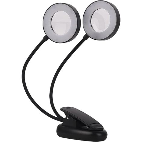 Lampe de table lecture flexible en col cygne à clipser - (1/5)