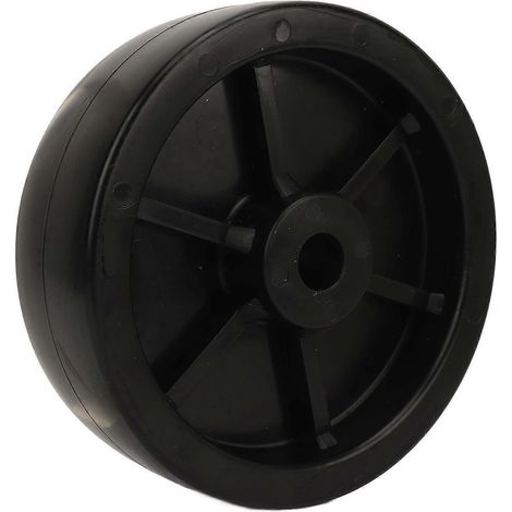 Roue pivotante stable de 6 pouces pour remorque, capacité de charge de 1200 lb, pour cric de remorque et tondeuses à gazon