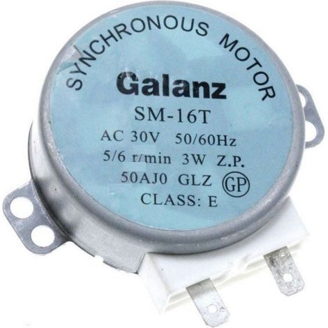 MOTEUR PLATEAU TOURNANT POUR MICRO ONDES GALANZ