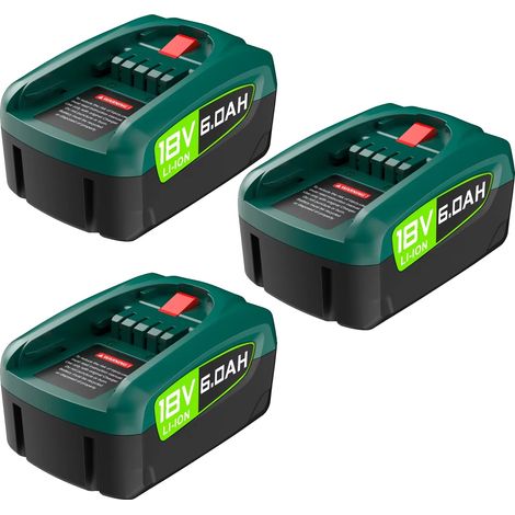 Batterie rechargeable, capacité de 6000 mAh, compatible avec les outils Bosch Power, 3PCS, 18V (1/2)