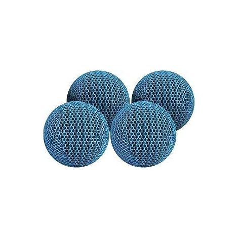 2 pièces Absorbeur de mousse pour spa 7 cm, boules éponges flottantes réutilisables pour piscine et baignoire, absorbeur d’huile et de résidus pour l’entretien de l’eau, accessoire spa flottant