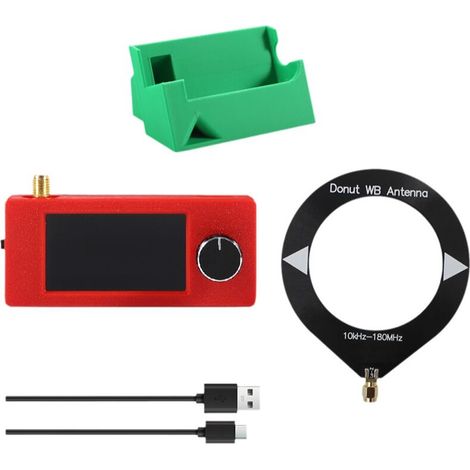Geeignet für SI4732 Mini-Radio, 1,9-Zoll-Bildschirm, 10kHz-180MHz, FM/AM/LSB/USB Kurzwellenradioempfänger, SI4732 Radioempfänger + 3D-Unterstützung.