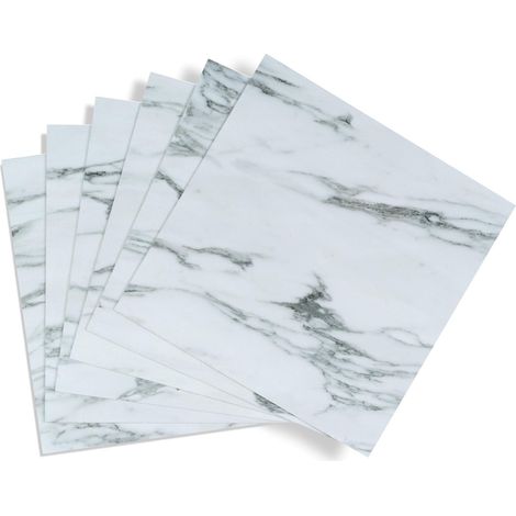 Dalles de Sol adhésives Marbre Lot de 11, 30,5 cm x 30,5 cm (1/4)