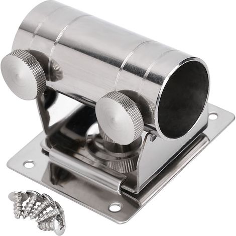 Support solide en acier inoxydable réglable pour parapluie, base adaptée au coffre de pêche (1/5)