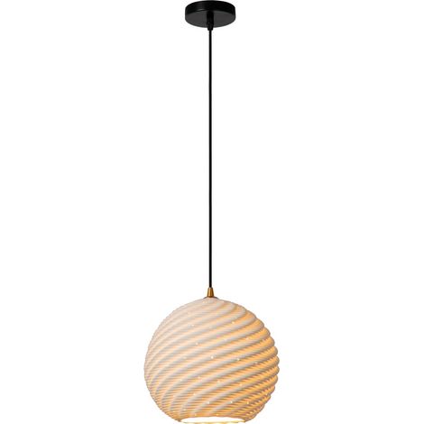 Lampe pendante de conception Bina Unique Ø 25cm blanc - 13451/25/31 (1/2)