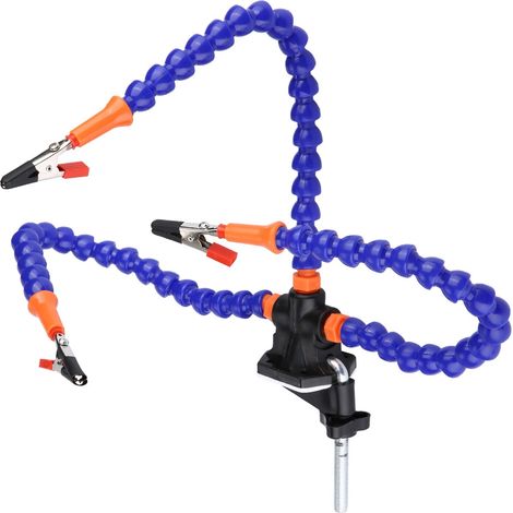 Flexible 3-Arm-Lötstation für RC FPV Racing Drohnen RC Werkzeug (Ohne Lupe oder Lüfter)
