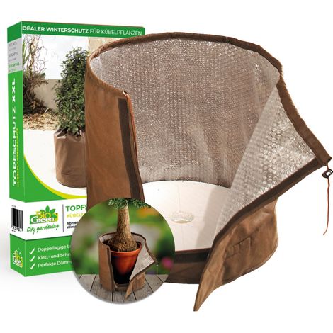 Biogreen Winterschutz für Pflanzen Thermo XXL 90 cm x Ø 85 cm Schutzvlies