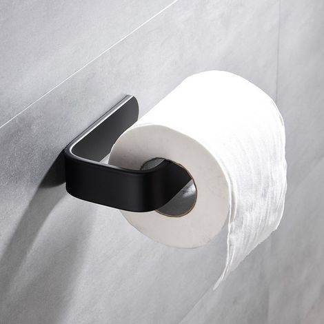 Porta rotolo di carta assorbente da parete, non richiede forature, adatto per riporre strofinacci e sacchetti di plastica. 2 pezzi (1/2)