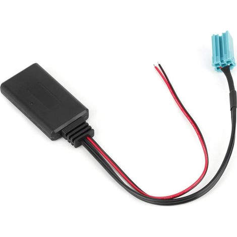 12V 6-Pin AUX-Adapter mit Bluetooth 4.1, kompatibel mit Renault (Clio, Scénic usw. 2005–2011) – Kabelloses Audioverbindungskabel