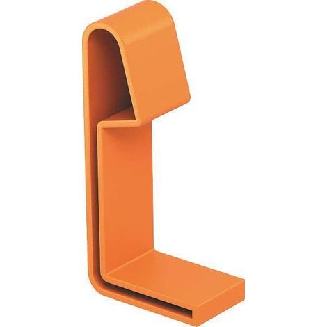OBO Bettermann Tapa protectora para escalera portacables H60mm polietileno naranja pastel RAL 2003, 6222537