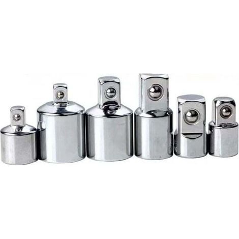 Set di chiavi a bussola da 6 pezzi, set di adattatori da 1/4, 3/8, 1/2 a 3/4 di pollice L&H Tools (1/4)
